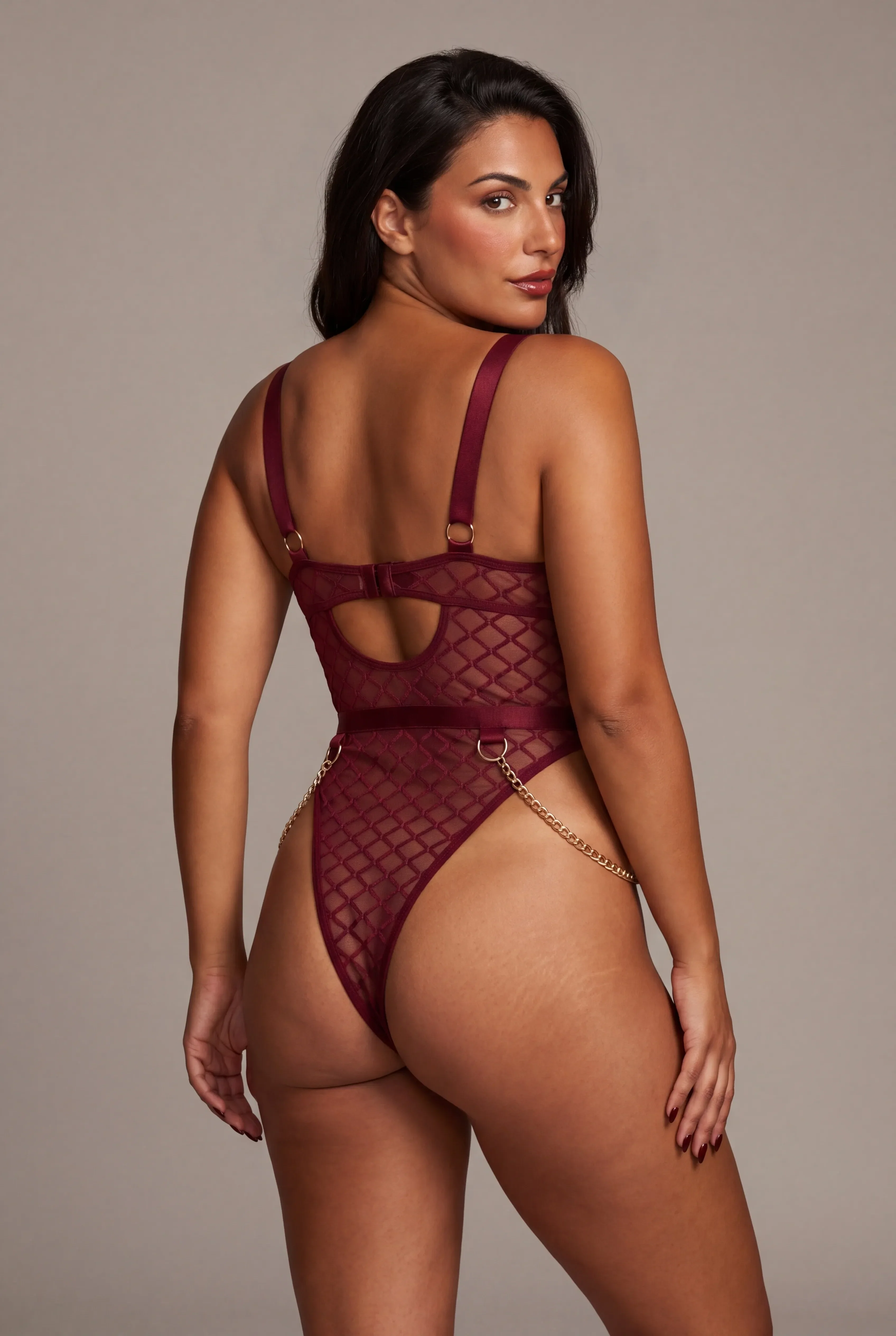 Body pour femme - WILD Bordeaux - Image 4