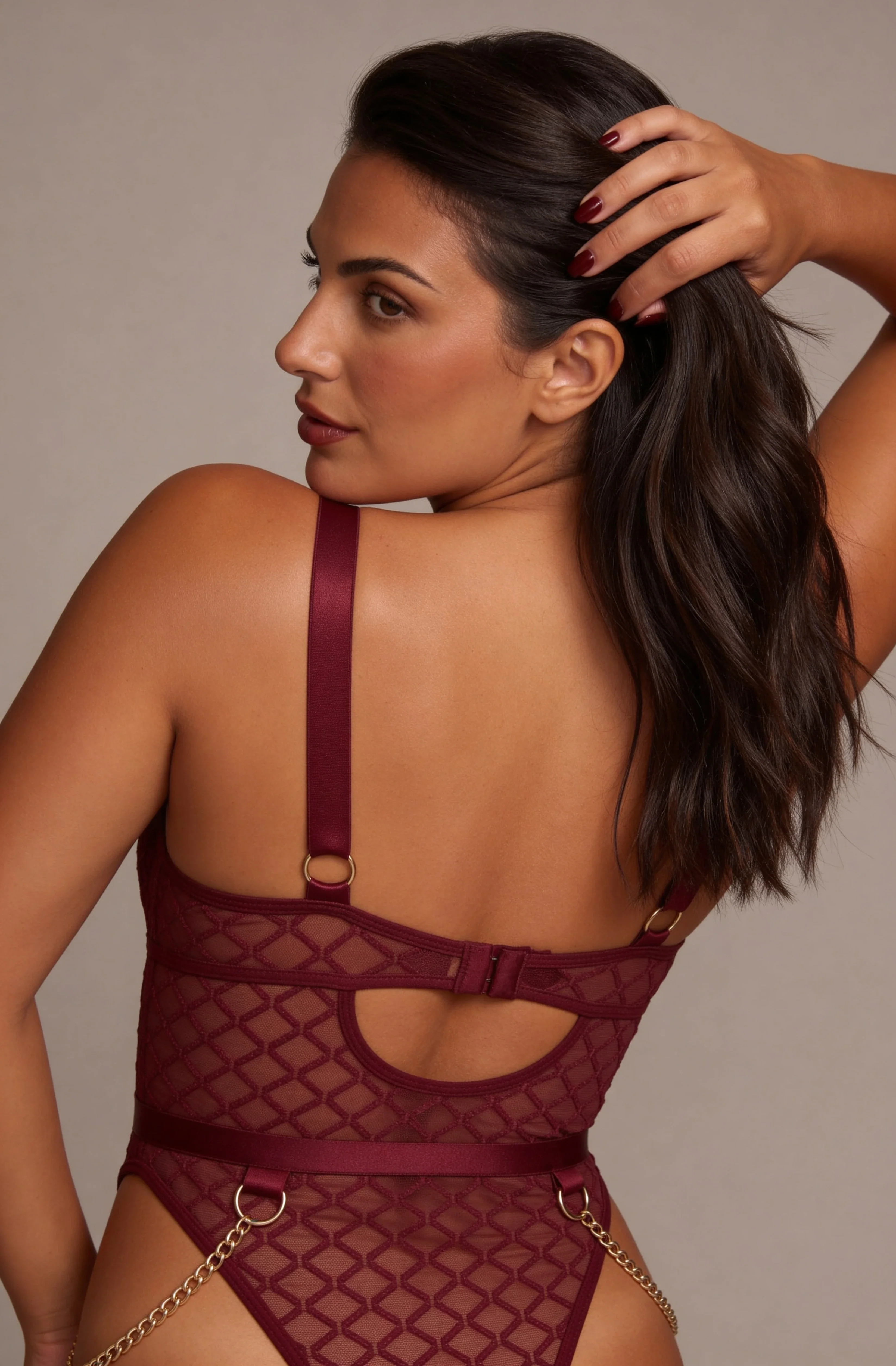 Body pour femme - WILD Bordeaux - Image 8